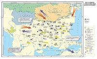 Българското стопанство под османска власт - стенна карта
