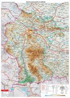 Карта на България - Югозападен район: Общогеографска