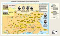 Движение за независима българска църква през XIX век - стенна карта