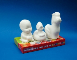 Комплект керамични фигури за оцветяване