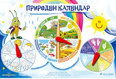 Природен календар 3+ (нагледно табло)
