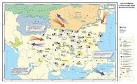 Българското стопанство под османска власт - стенна карта