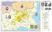 Априлското въстание 1876 г - стенна карта