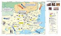 Българското общество през XVIII - XIX век - стенна карта