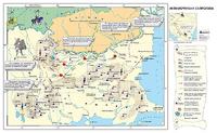 Съпротива на българите срещу османската власт XV - XVII в. - стенна карта