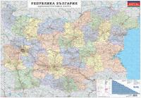 Карта на България - Административна