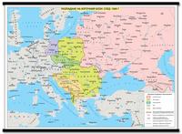 Разпадане на Източния блок след 1989 г. - стенна карта