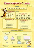 Какво научих по математика в 1. клас – 1. част (нагледно табло)