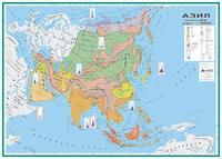 Карта на Азия - Климат и води