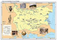 Тракийски съкровища по нашите земи - стенна карта