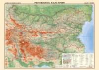 Карта на България - Учебна географска