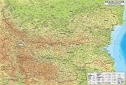 Стенна природогеографска карта на България 