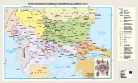 Втора балканска (Междусъюзническа) война 1913 г. - стенна карта