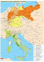 Обединение на Италия / Обединение на Германия - стенна карта