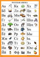 Табло с руската азбука