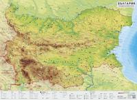 Карта на България - Природогеографска