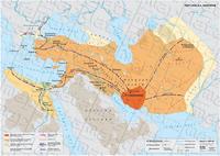 Персийската империя - стенна карта