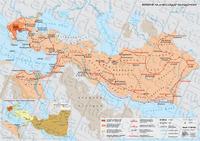 Империята на Александър Македонски; Врезка: Наследници на Александър Македонски - стенна карта