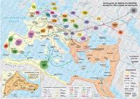 Разпадане на Римската империя / Великото преселение на народите /Константинопол (IV - V век) - стенна карта