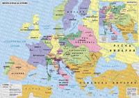 Европа в края на XVIII век / Европа към 1815 г. - стенна карта