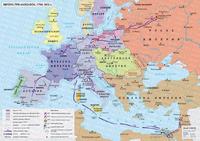 Европа при Наполеон (1794 - 1815) - стенна карта