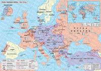 Първа световна война (1914 - 1918 г.) - стенна карта
