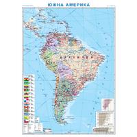 Южна Америка – политическа карта